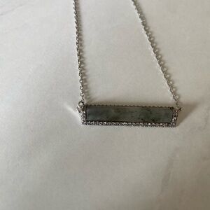 NWT. Henri Bendel New York Silver Necklace.